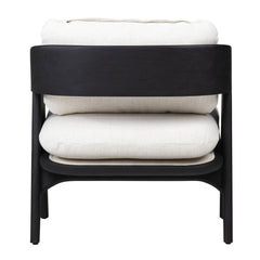 Adelaide Black/Off White Occasional Chair - Ornate Home