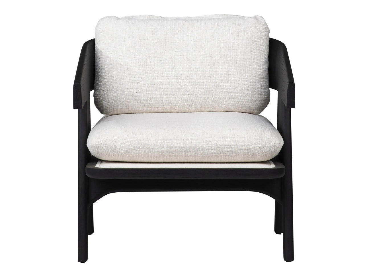 Adelaide Black/Off White Occasional Chair - Ornate Home