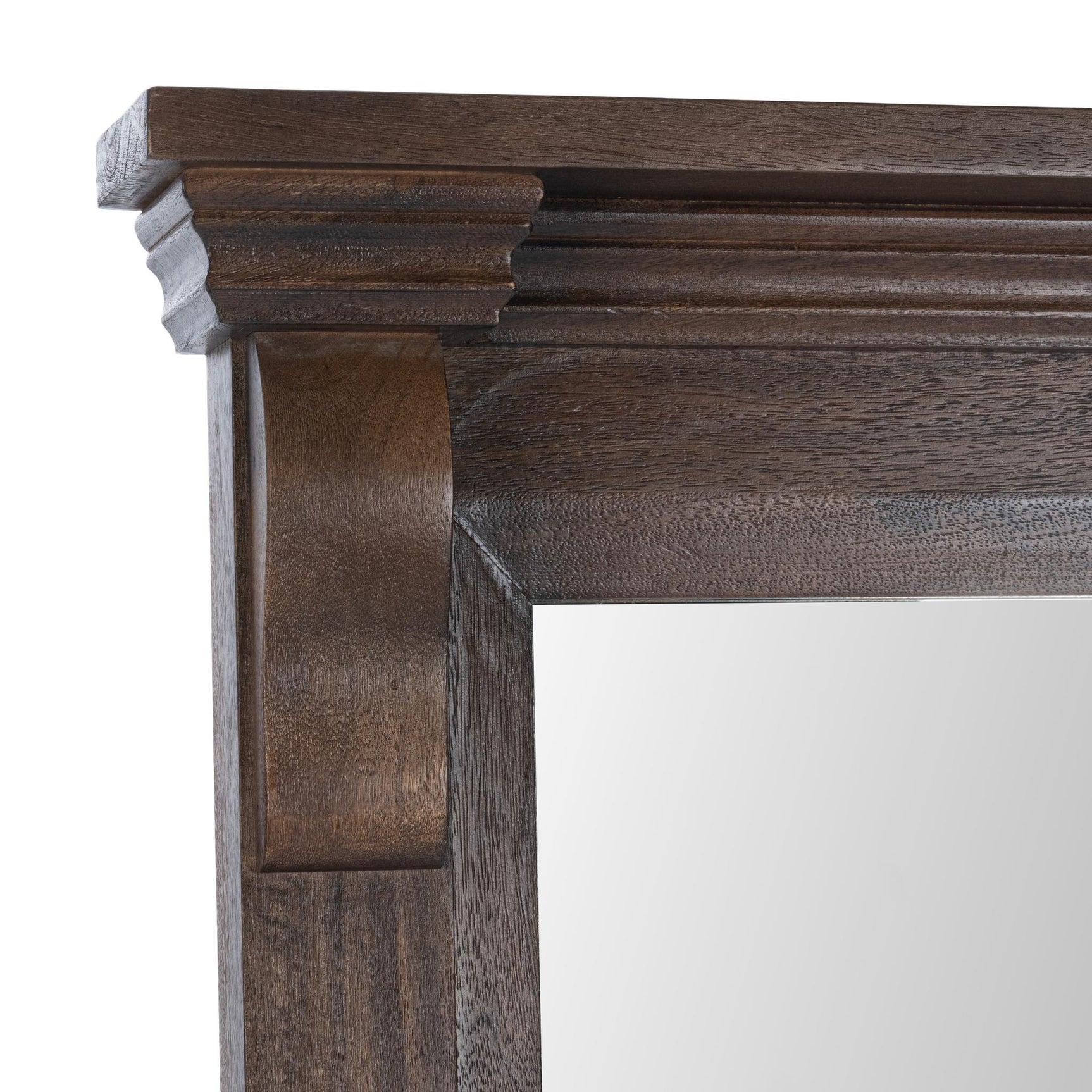 Adelaide Cocoa Brown Floor Mirror - Ornate Home