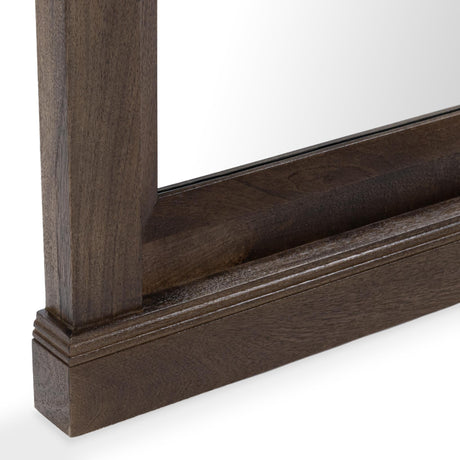 Adelaide Cocoa Brown Floor Mirror - Ornate Home
