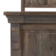 Adelaide Cocoa Brown Queen Bed - Ornate Home