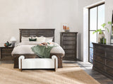 Adelaide Cocoa Brown Queen Bed - Ornate Home