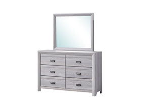 Adelaide Driftwood Dresser Mirror - Ornate Home