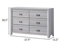 Adelaide Driftwood Panel Bedroom Set - Ornate Home