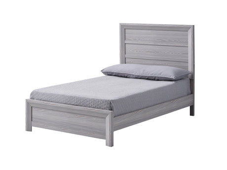 Adelaide Driftwood Twin Panel Bed - Ornate Home