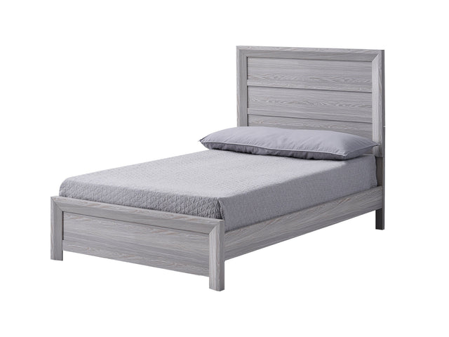 Adelaide Driftwood Twin Panel Bed - Ornate Home