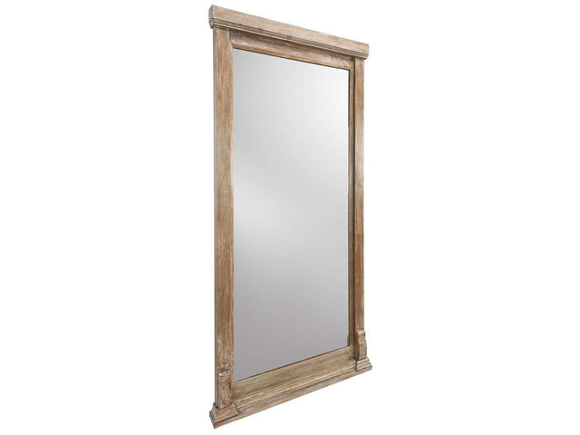Adelaide Natural Floor Mirror - Ornate Home