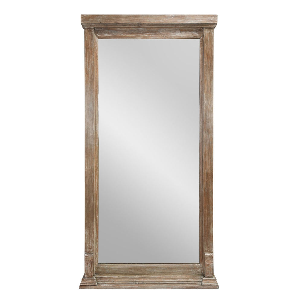Adelaide Natural Floor Mirror - Ornate Home