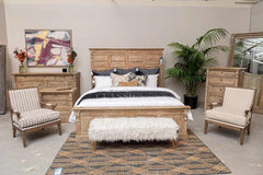 Adelaide Natural Floor Mirror - Ornate Home