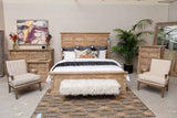Adelaide Natural Whitewash California King Bed - Ornate Home