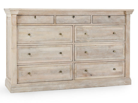 Adelaide Natural Whitewash Dresser - Ornate Home