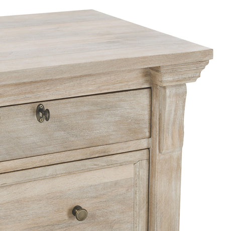 Adelaide Natural Whitewash Dresser - Ornate Home