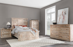 Adelaide Natural Whitewash Dresser - Ornate Home