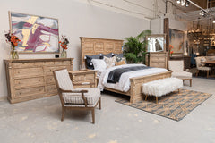 Adelaide Natural Whitewash Dresser - Ornate Home