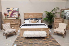 Adelaide Natural Whitewash Nightstand - Ornate Home