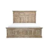 Adelaide Natural Whitewash Queen Bed - Ornate Home
