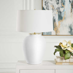 Adelaide White Table Lamp - Ornate Home