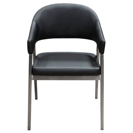 Adele  Black Accent Chairs (Set of 2) - Ornate Home