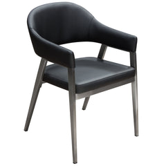 Adele  Black Dining Chairs (Set of 2) - Ornate Home