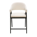Adele Cream Fabric Dining Chair (Set of 2) - Ornate Home
