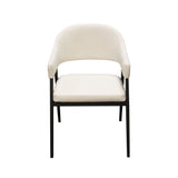 Adele Cream Fabric Dining Chair (Set of 2) - Ornate Home