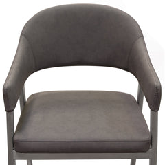 Adele Grey Counter Height Chairs (Set of 2) - Ornate Home