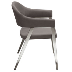 Adele Grey Dining Chairs (Set of 2) - Ornate Home