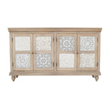 Adele White Accent Cabinet - Ornate Home