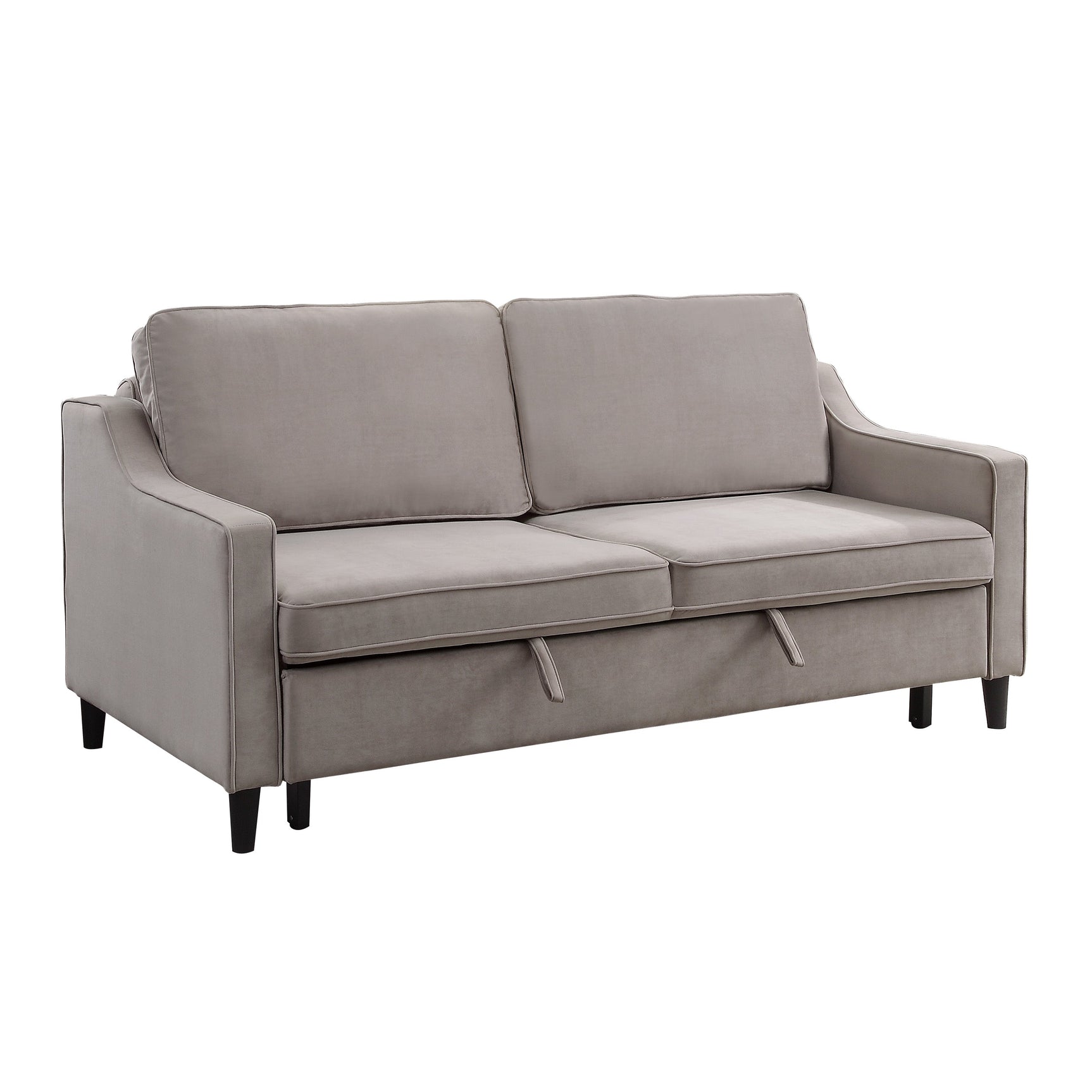 Adelia Cobblestone Studio Sofa with Pull-out Bed - Ornate Home