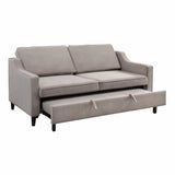 Adelia Cobblestone Studio Sofa with Pull-out Bed - Ornate Home