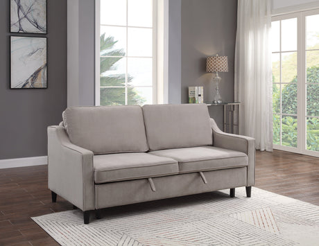 Adelia Cobblestone Studio Sofa with Pull-out Bed - Ornate Home