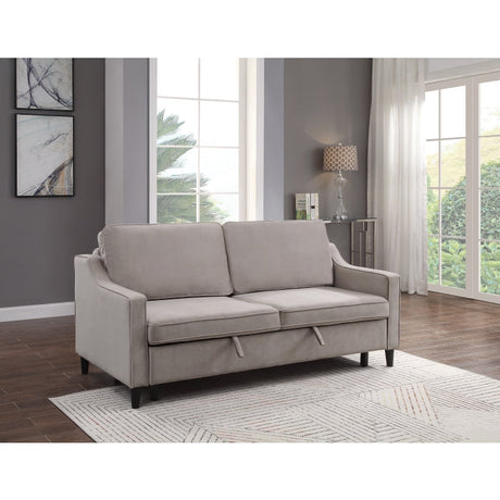 Adelia Cobblestone Studio Sofa with Pull-out Bed - Ornate Home