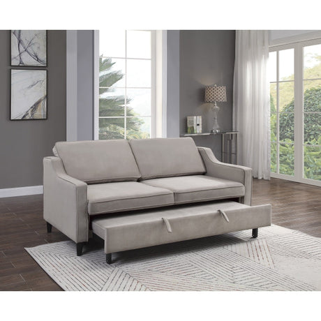 Adelia Cobblestone Studio Sofa with Pull-out Bed - Ornate Home