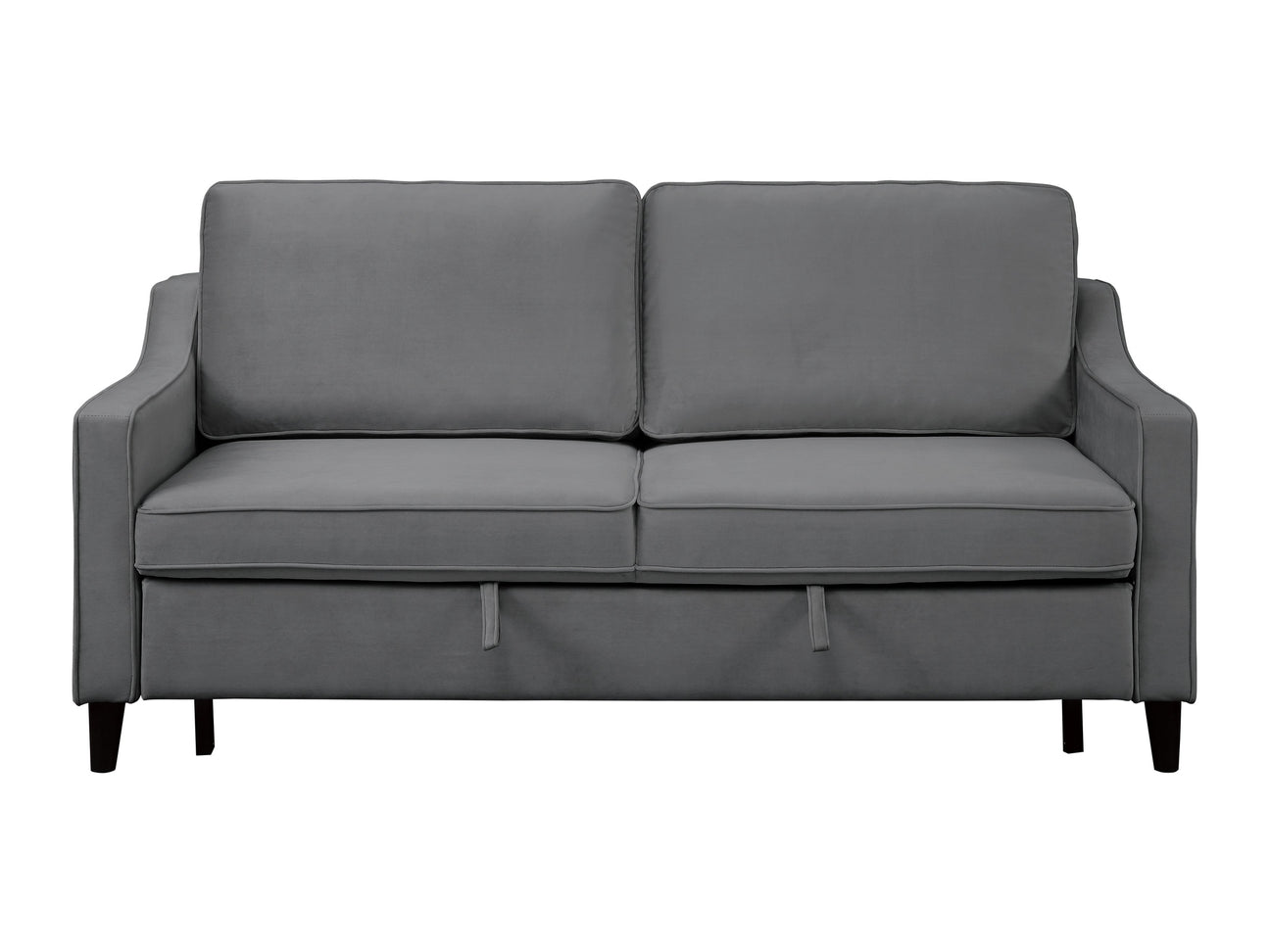 Adelia Dark Gray Studio Sofa with Pull-out Bed - Ornate Home