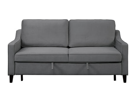 Adelia Dark Gray Studio Sofa with Pull-out Bed - Ornate Home