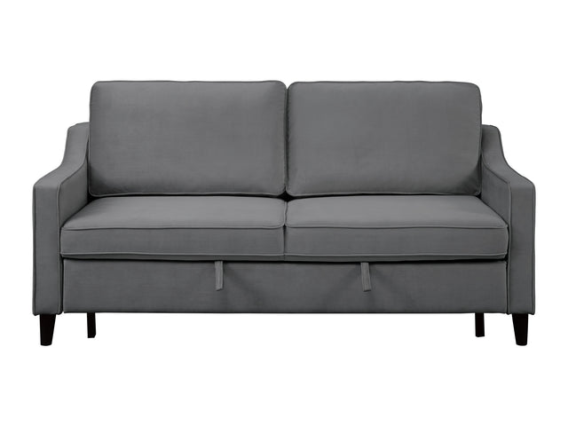 Adelia Dark Gray Studio Sofa with Pull-out Bed - Ornate Home