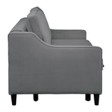 Adelia Dark Gray Studio Sofa with Pull-out Bed - Ornate Home