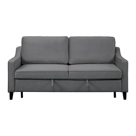 Adelia Dark Gray Studio Sofa with Pull-out Bed - Ornate Home