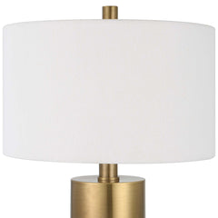 Adelia Ivory/Brass Table Lamp - Ornate Home