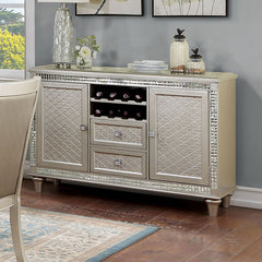 Adelina Champagne Server - Ornate Home