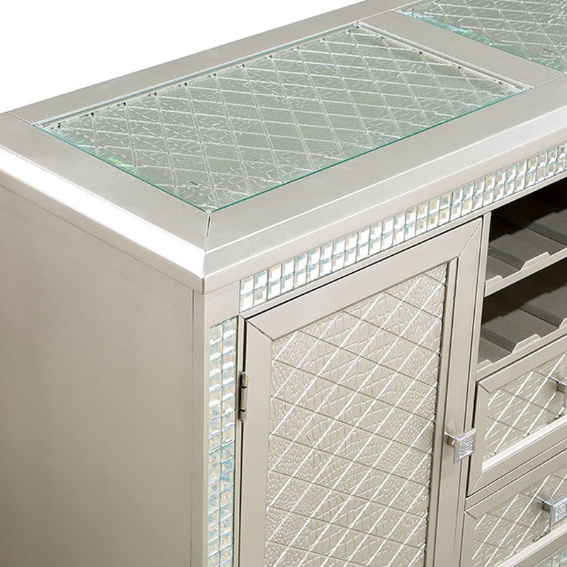 Adelina Champagne Server - Ornate Home