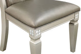 Adelina Champagne/Warm Gray Side Chair (Set of 2) - Ornate Home