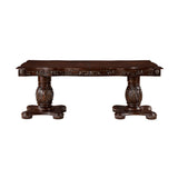 Adelina Cherry/Brown 5-Piece Dining Table Set - Ornate Home