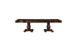 Adelina Cherry/Brown 7-Piece Dining Table Set - Ornate Home
