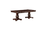 Adelina Cherry/Brown 7-Piece Dining Table Set - Ornate Home