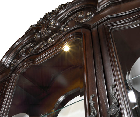 Adelina Cherry Buffet & Hutch - Ornate Home