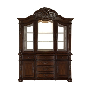 Adelina Cherry Buffet & Hutch - Ornate Home