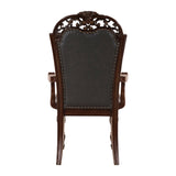 Adelina Cherry Dining Arm Chair (Set of 2) - Ornate Home