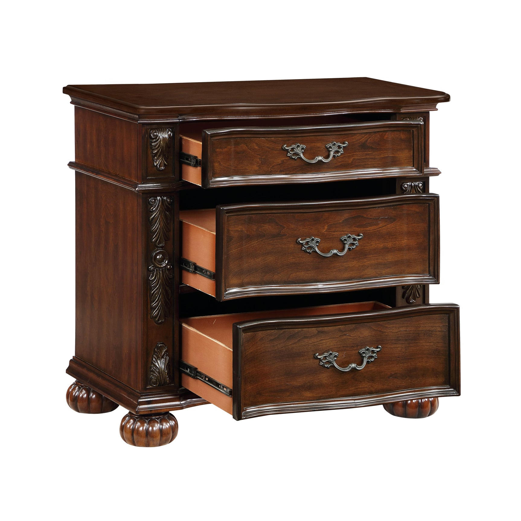 Adelina Cherry Nightstand - Ornate Home
