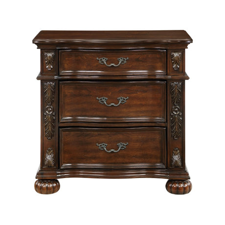 Adelina Cherry Nightstand - Ornate Home